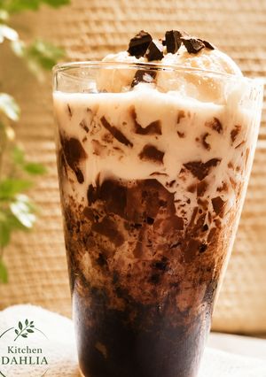 【グラデ🤎濃厚】クラッシュ珈琲ゼリー☕喫茶店風!-レシピのメイン写真