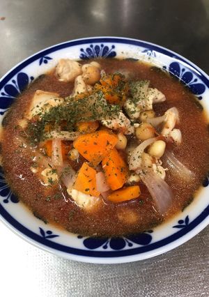 給食のチキンビーンズ-レシピのメイン写真