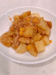 ツナコーンポテトのマヨネーズ炒め-レシピのメイン写真
