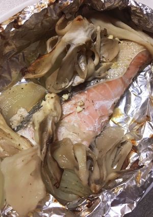 サケのホイル焼き-レシピのメイン写真