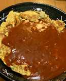 簡単天津丼（＝芙蓉蛋）残ってた冷凍食材