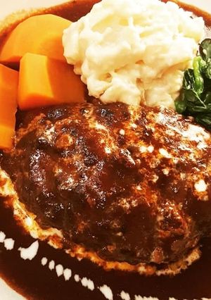 煮込みハンバーグ。(o^^o)♪-レシピのメイン写真
