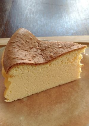 一晩寝かしてしっとりスフレチーズケーキ-レシピのメイン写真