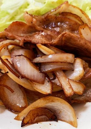 玉ねぎたっぷり生姜焼き-レシピのメイン写真