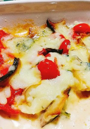 エリンギとトマトのチーズ焼き-レシピのメイン写真
