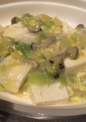 白菜と豆腐の卵とじ-レシピのメイン写真