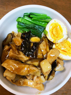 ルーローハン的な肉のっけご飯-レシピのメイン写真
