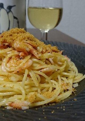 マグマスパゲティ 桜エビとからすみで-レシピのメイン写真