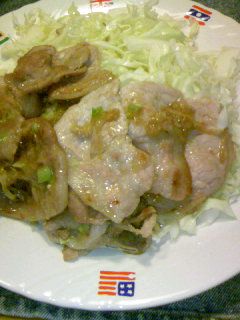 夏向き!ネギ塩だれの生姜焼き-レシピのメイン写真