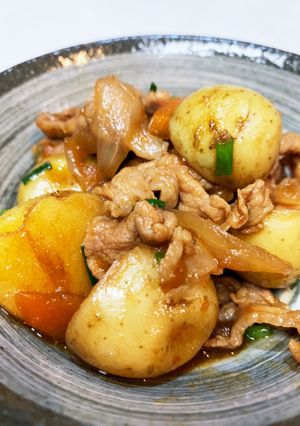 ご飯がはかどる！ピリ辛新じゃが肉じゃが-レシピのメイン写真