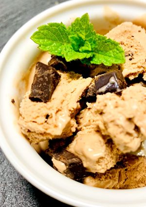 糖質オフ☆チョコチップチョコレートアイス-レシピのメイン写真