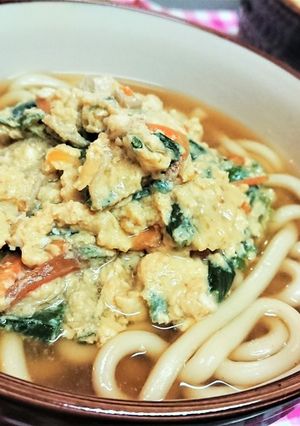 リメイクで時短！速攻！【ニラ玉うどん】-レシピのメイン写真