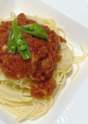 トマトガーリックパスタ-レシピのメイン写真