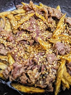 常備菜に!牛肉とごぼうの甘辛煮-レシピのメイン写真