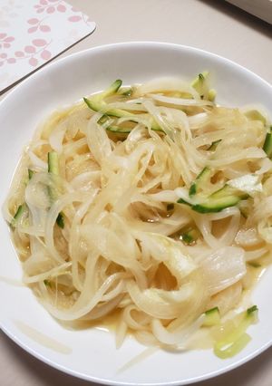 超絶簡単！新玉ねぎの中華風酢の物☆-レシピのメイン写真