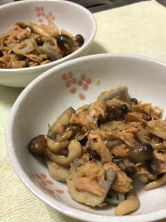 れんこんとしめじとツナのきんぴら-レシピのメイン写真