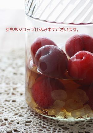 おうちで簡単！すももシロップ-レシピのメイン写真