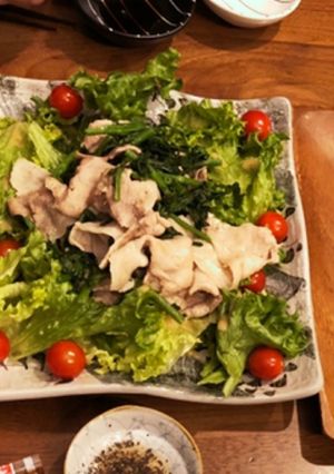 豚バラとクレソンのサラダ-レシピのメイン写真