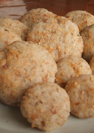 かつおの焼きおにぎり(こなます)-レシピのメイン写真