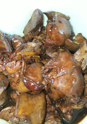 鶏レバーの赤ワイン煮-レシピのメイン写真