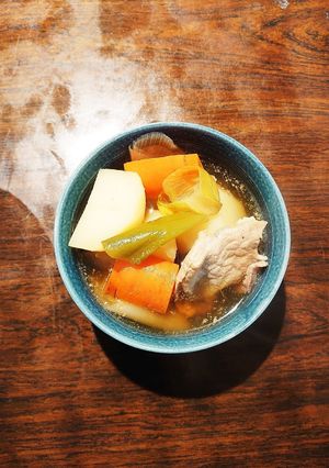 豚肉＆根菜めんつゆ煮-レシピのメイン写真