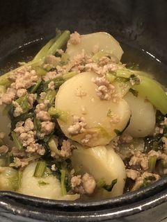 カブと豚ひき肉のあんかけ風-レシピのメイン写真