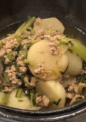 カブと豚ひき肉のあんかけ風-レシピのメイン写真