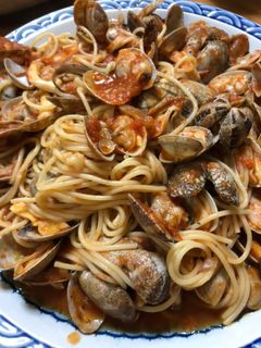あさりのトマトソーススパゲティ-レシピのメイン写真
