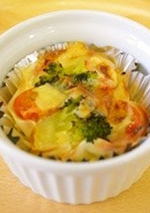 餃子の皮のキッシュ-レシピのメイン写真