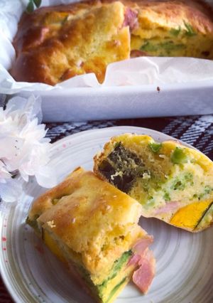 HMで簡単♡カレー味のケークサレ-レシピのメイン写真