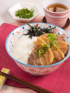 焼豚とろろ丼-レシピのメイン写真