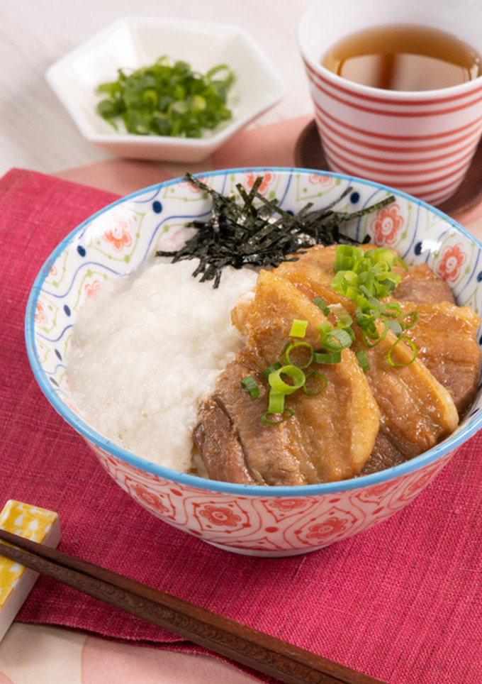 焼豚とろろ丼-レシピのメイン写真