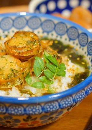 磯の香り♪ベビー帆立の出汁茶漬け-レシピのメイン写真