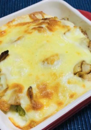 スキムミルクで作る！トロトロ熱々グラタン-レシピのメイン写真
