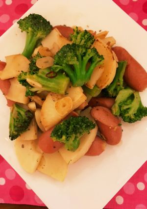 味付けハーブソルトのみ☆春の筍の炒め物-レシピのメイン写真