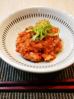 北房キムチde!アジのなめろう-レシピのメイン写真