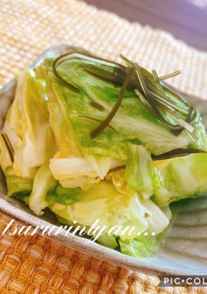 キャベツの甘酢漬物　3分即席ごはん-レシピのメイン写真