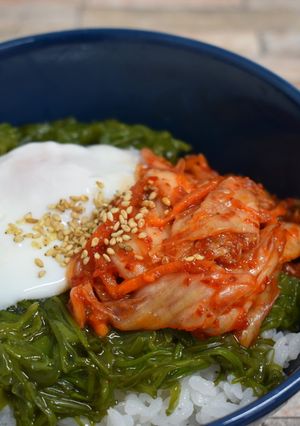 めかぶキムチ丼-レシピのメイン写真