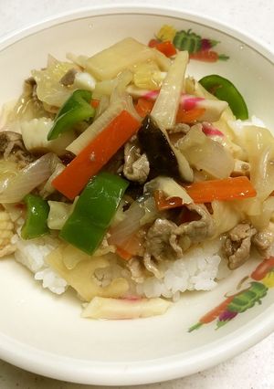 セルフ中華丼 ★宇都宮学校給食-レシピのメイン写真