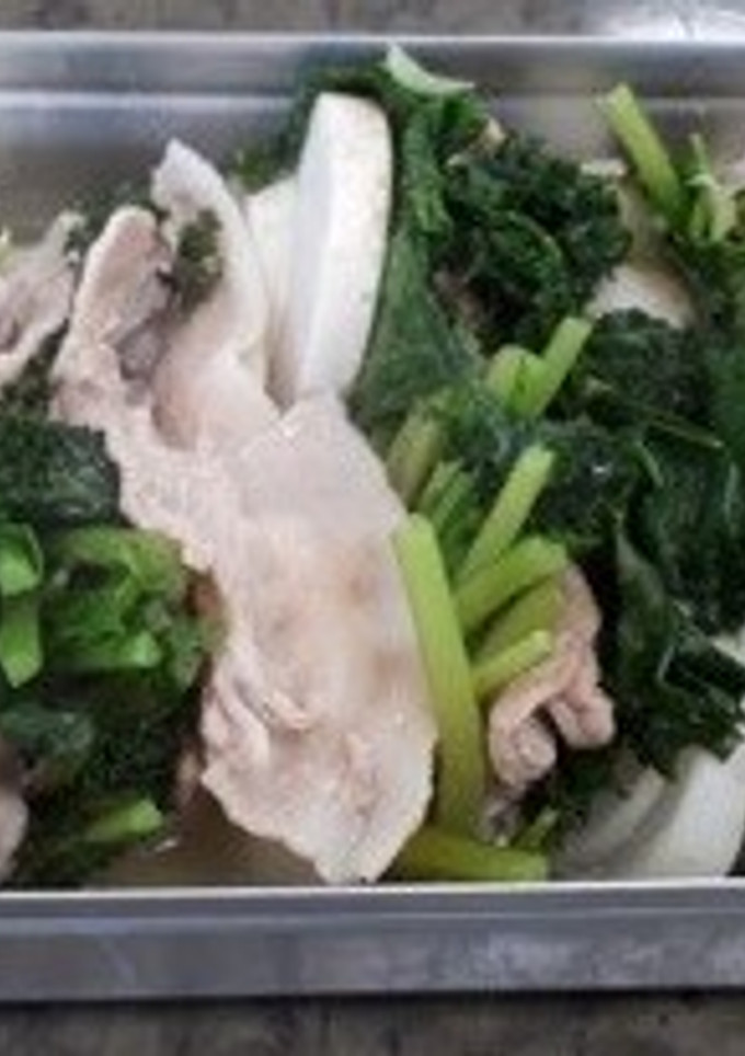 豚肉とカブのミルフィーユ蒸し-レシピのメイン写真