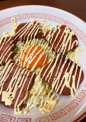 スパムポーク丼-レシピのメイン写真