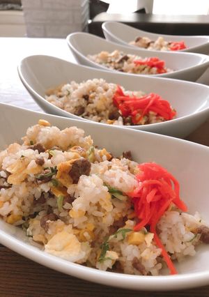 簡単時短♫牛肉ガーリック炒飯-レシピのメイン写真