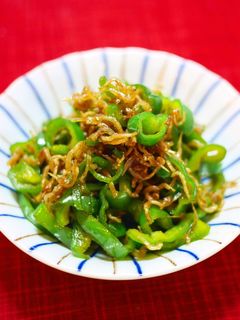 ピーマンとじゃこの炒め煮-レシピのメイン写真
