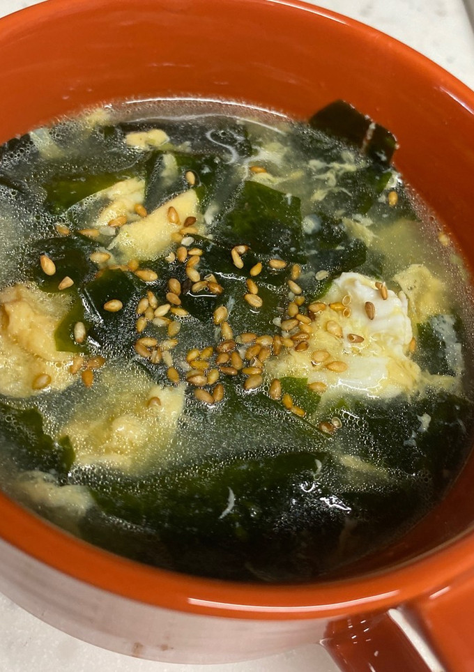 わかめと卵の中華スープ-レシピのメイン写真