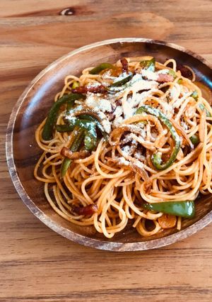ランチに♪おつまみに♪簡単ナポリタン-レシピのメイン写真