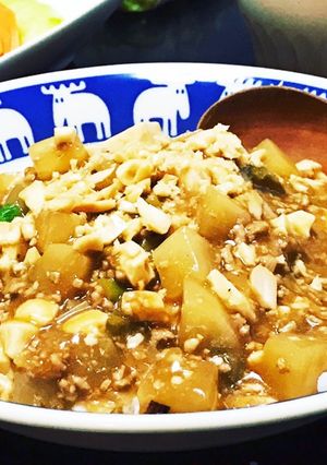 麻婆大根豆腐丼-レシピのメイン写真