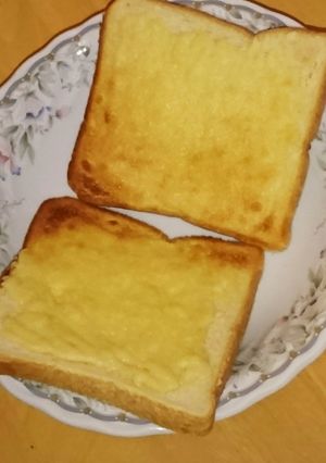 【簡単】メロンパン風トースト-レシピのメイン写真