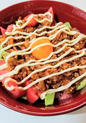 簡単!!大人味のなんちゃってロコモコ丼-レシピのメイン写真