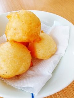 卵、牛乳不使用!豆腐とHMで簡単ドーナツ-レシピのメイン写真