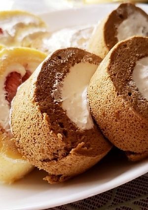 フワフワ☆ロールケーキ-レシピのメイン写真